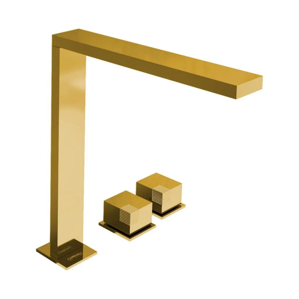 AQUADESIGN OCUBE 3-HOLE HIGH LAV FAUCET