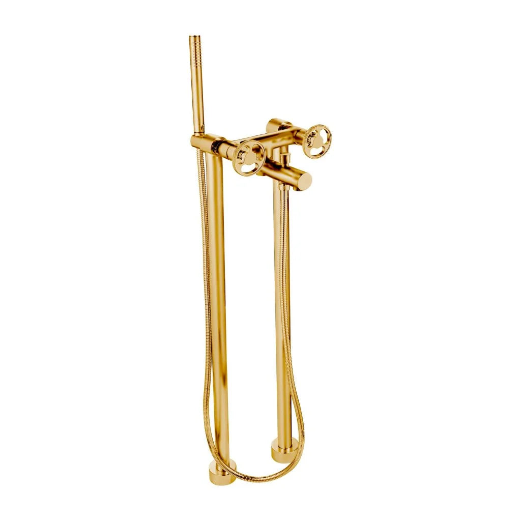 AQUADESIGN Twist Floor Mount Tub Filler