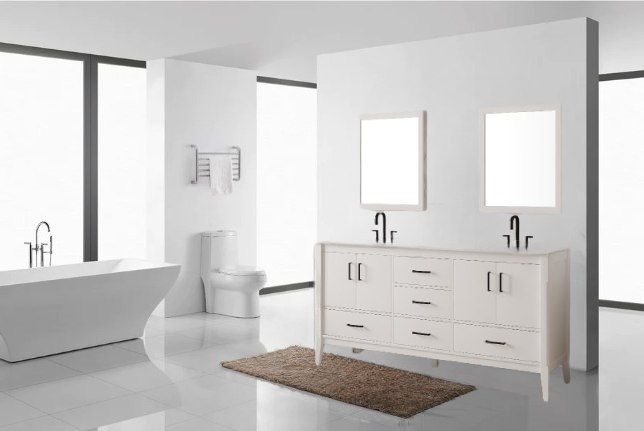 Essence 60 inch  Floor Mount Double Sink Vanity