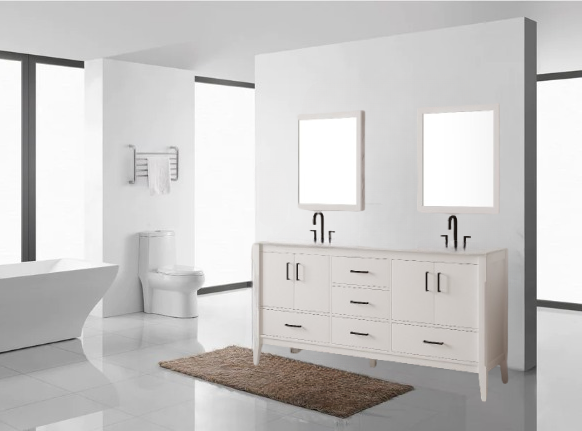 Essence 60 inch  Floor Mount Double Sink Vanity