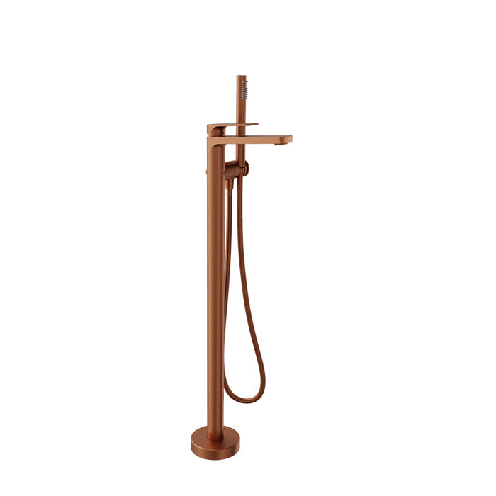 BARIL PETITE  Floor-Mounted Tub Filler With Hand Shower
