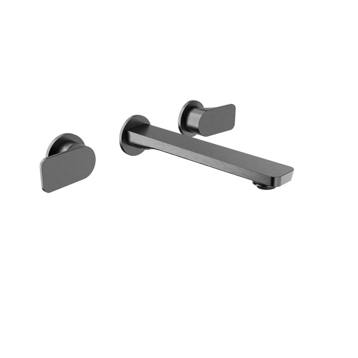 BARIL PETITE TWO HANDLES WALL-MOUNTED LAVATORY FAUCET, DRAIN NOT INCLUDED