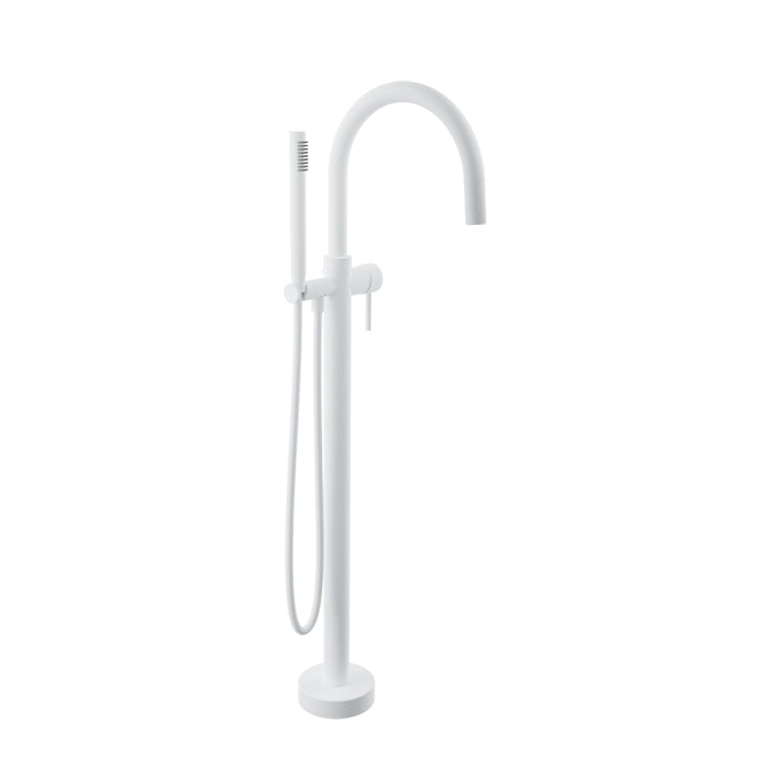 BARIL ZIP FLOOR-MOUNTED TUB FILLER WITH HAND SHOWER