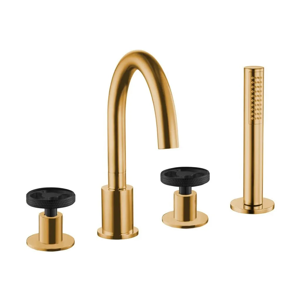 AQUADESIGN Twist Four Piece Deck Mount