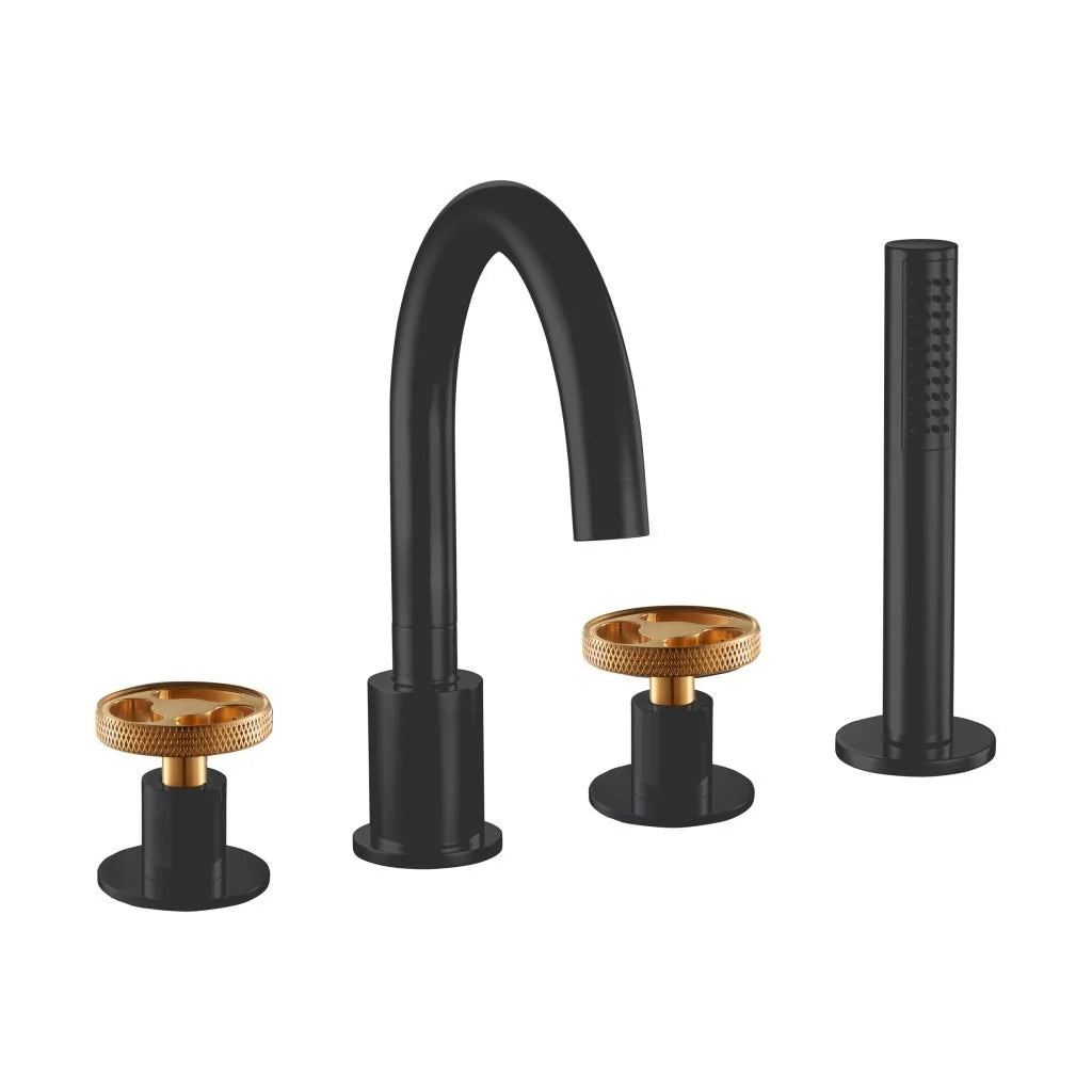 AQUADESIGN Twist Four Piece Deck Mount