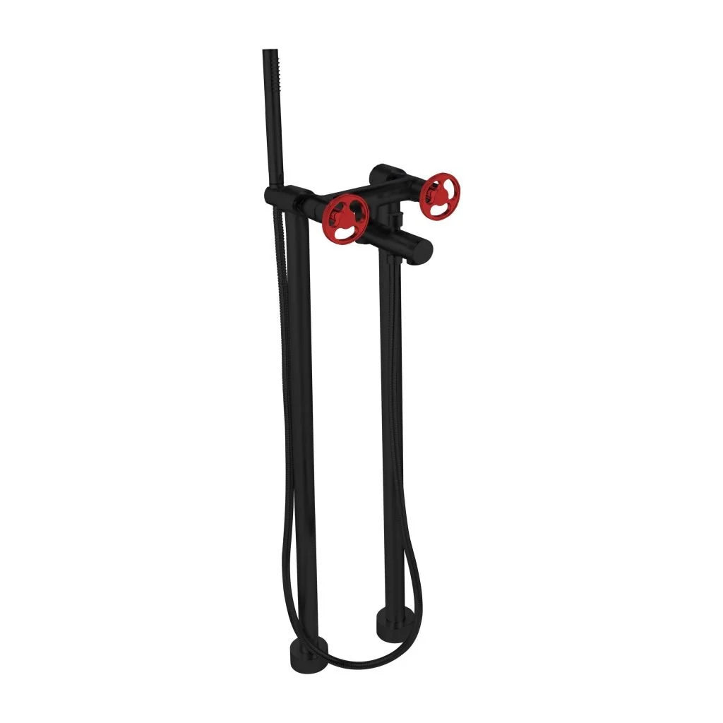 AQUADESIGN Twist Floor Mount Tub Filler