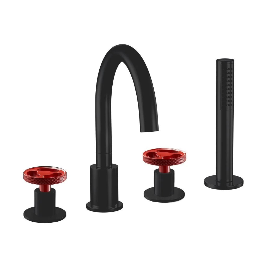 AQUADESIGN Twist Four Piece Deck Mount