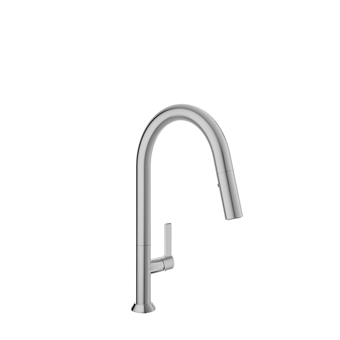 BARIL ARTE HIGH SINGLE-HOLE KITCHEN FAUCET WITH 2-FUNCTION PULL-DOWN SPRAY