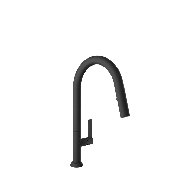 BARIL ARTE HIGH SINGLE-HOLE KITCHEN FAUCET WITH 2-FUNCTION PULL-DOWN SPRAY