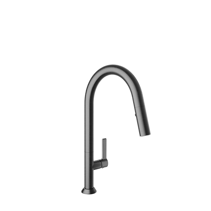 BARIL ARTE HIGH SINGLE-HOLE KITCHEN FAUCET WITH 2-FUNCTION PULL-DOWN SPRAY