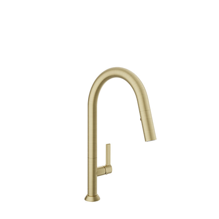 BARIL ARTE HIGH SINGLE-HOLE KITCHEN FAUCET WITH 2-FUNCTION PULL-DOWN SPRAY
