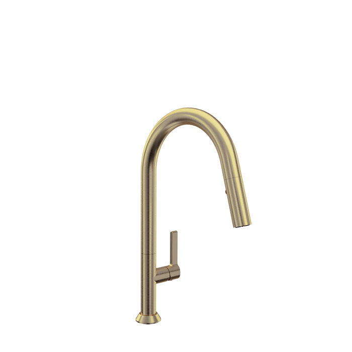 BARIL ARTE HIGH SINGLE-HOLE KITCHEN FAUCET WITH 2-FUNCTION PULL-DOWN SPRAY