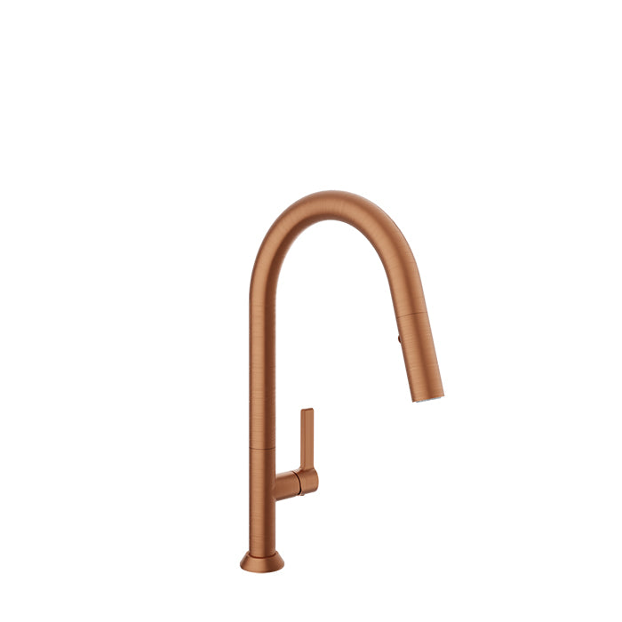 BARIL ARTE HIGH SINGLE-HOLE KITCHEN FAUCET WITH 2-FUNCTION PULL-DOWN SPRAY
