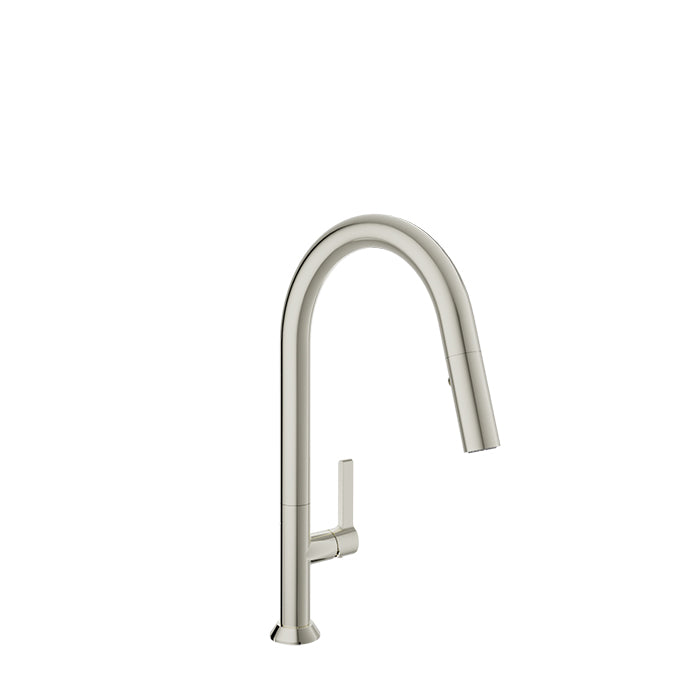 BARIL ARTE HIGH SINGLE-HOLE KITCHEN FAUCET WITH 2-FUNCTION PULL-DOWN SPRAY