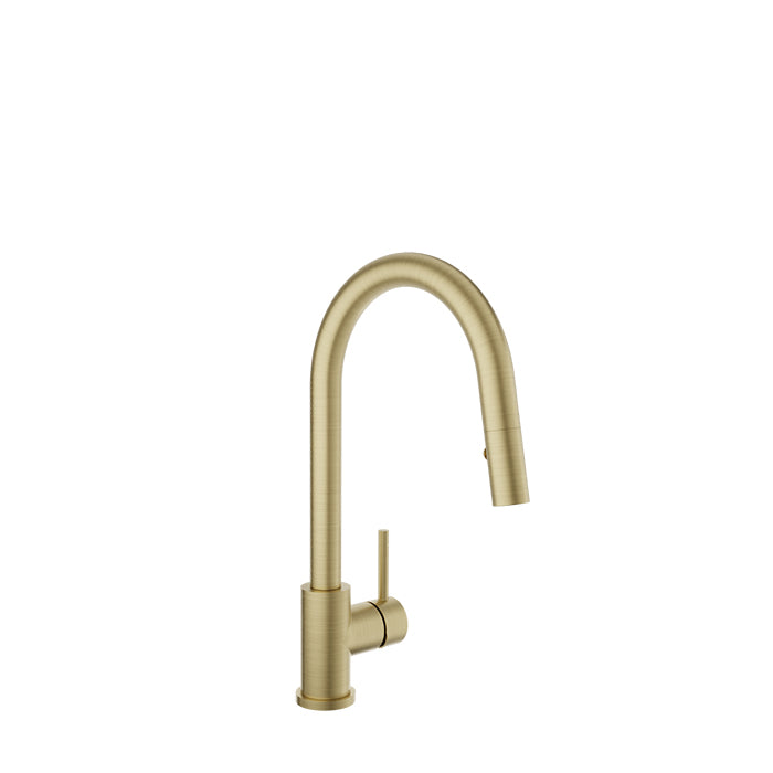 BARIL UNICK Modern single-hole kitchen faucet with single lever and 2-function pull-down spray