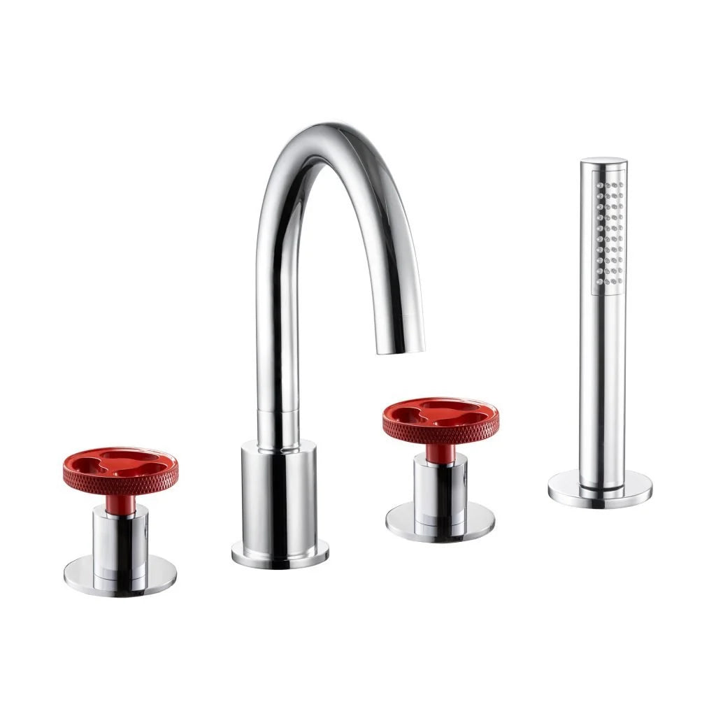 AQUADESIGN Twist Four Piece Deck Mount