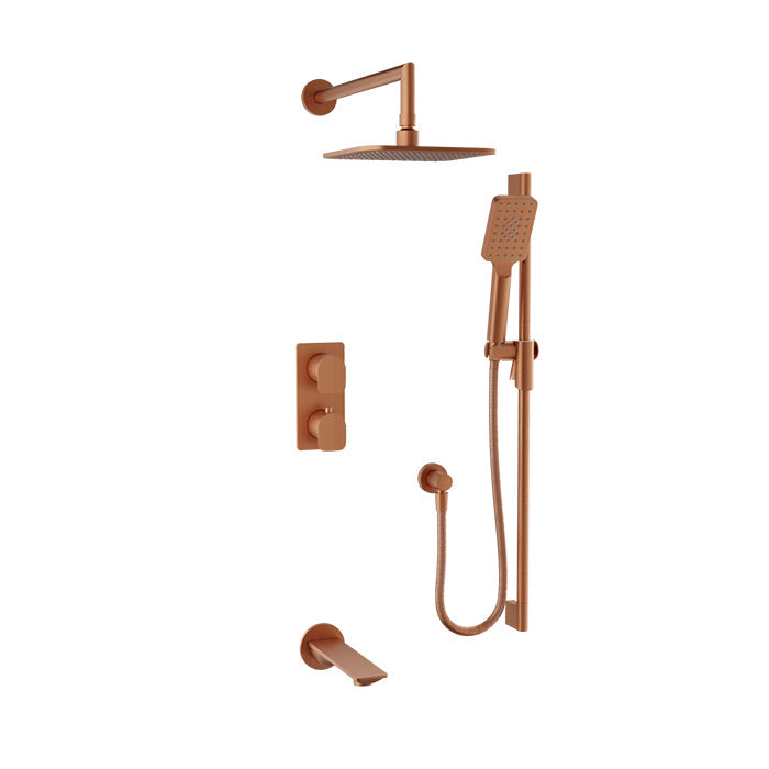 BARIL PETITE COMPLETE THERMOSTATIC PRESSURE BALANCED SHOWER KIT (3-WAY)