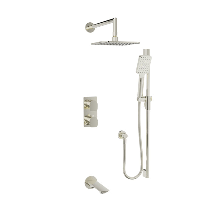 BARIL PETITE COMPLETE THERMOSTATIC PRESSURE BALANCED SHOWER KIT (3-WAY)
