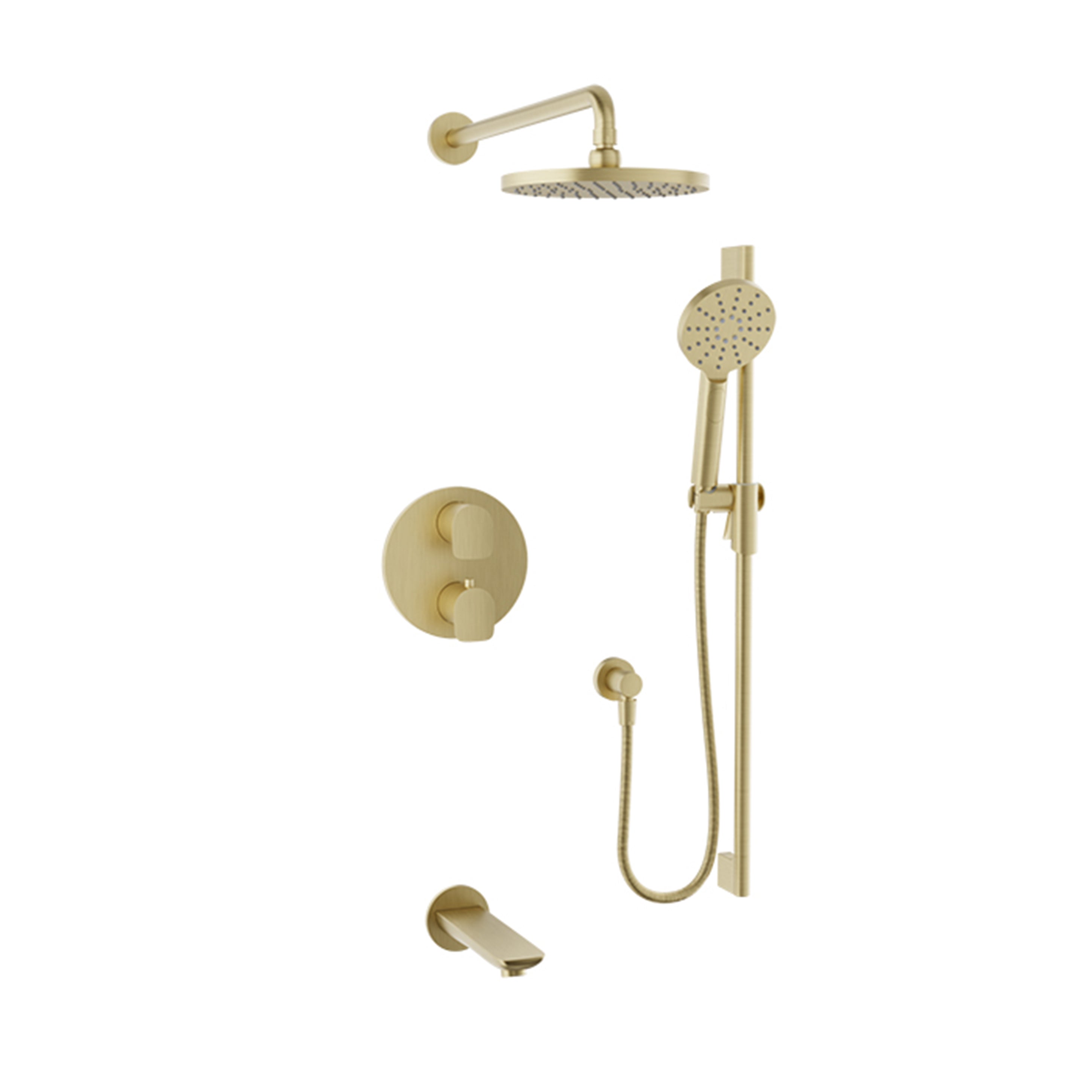 BARIL SENS Complete Thermostatic Pressure Balanced Shower Kit (3-WAY)
