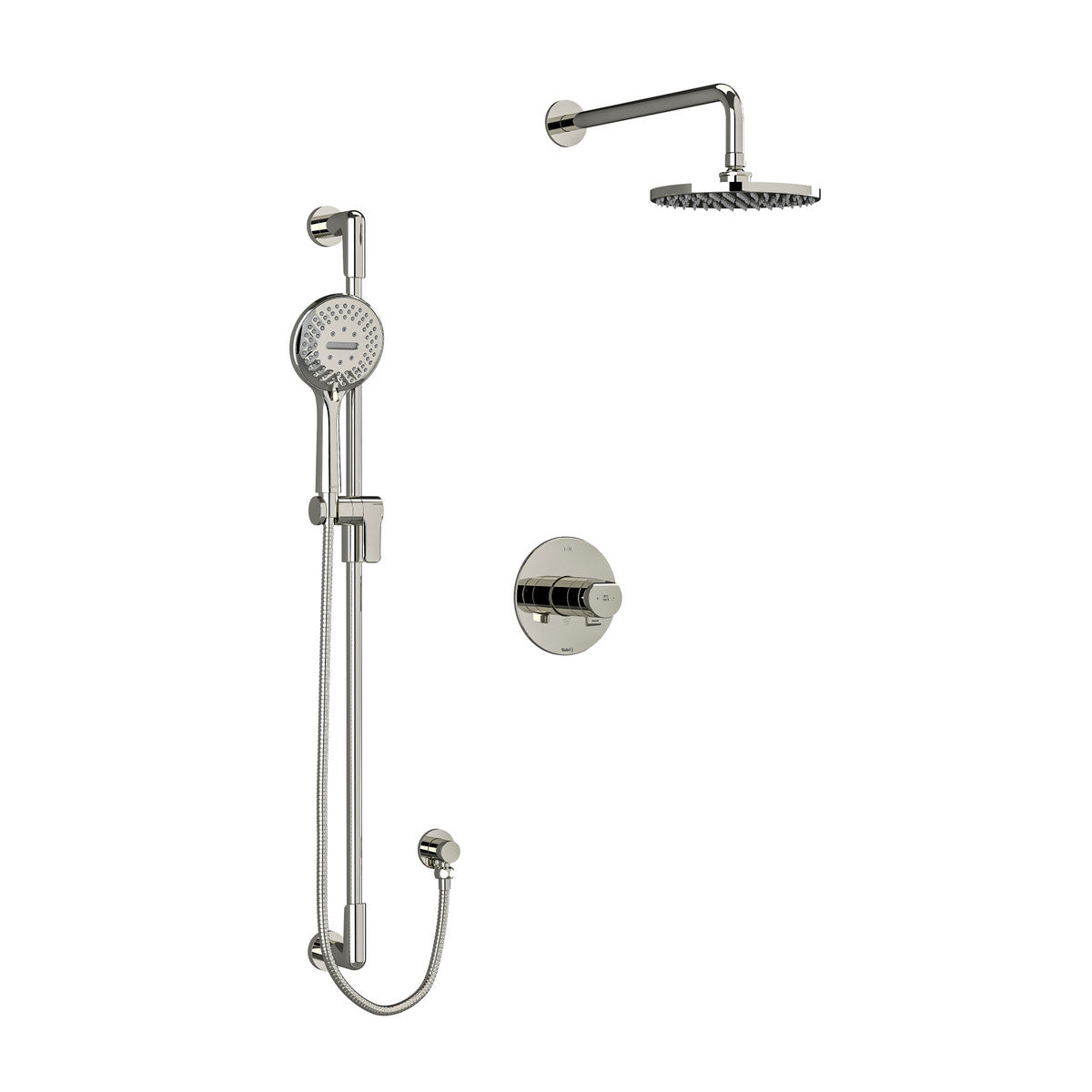 Riobel Parabola Type T/P ½" coaxial 2-way shower system