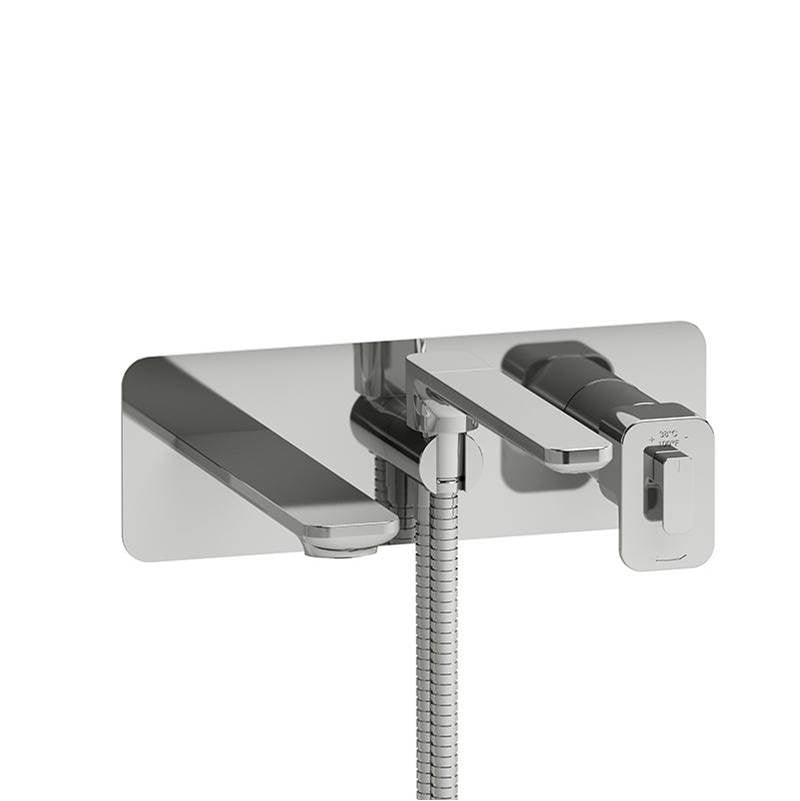 Riobel Equinox Wall-mount Type T/P coaxial tub filler with hand shower