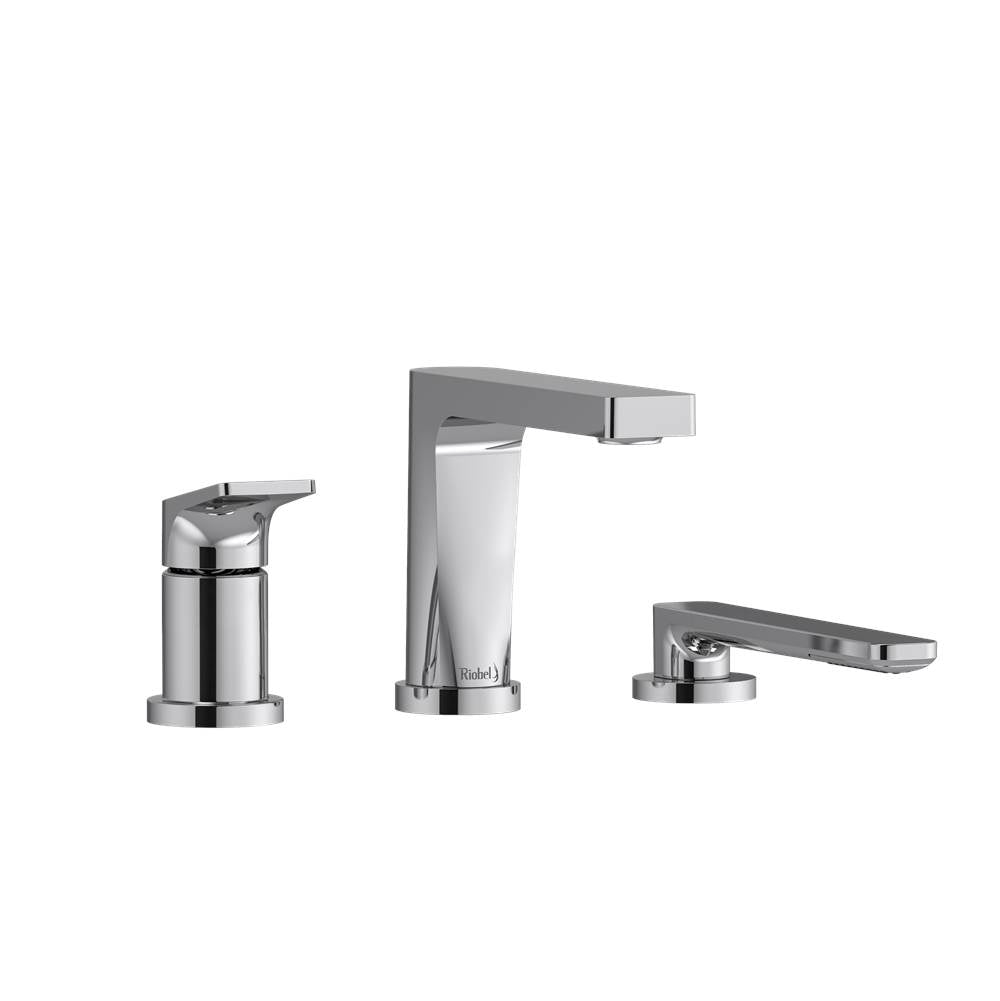 Riobel Ode 3-piece deck-mount tub filler With Hand Shower