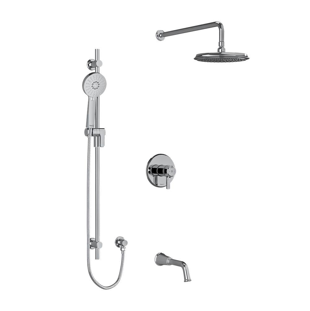 Riobel Momenti Type T/P 1/2 inch coaxial 3-way Shower System