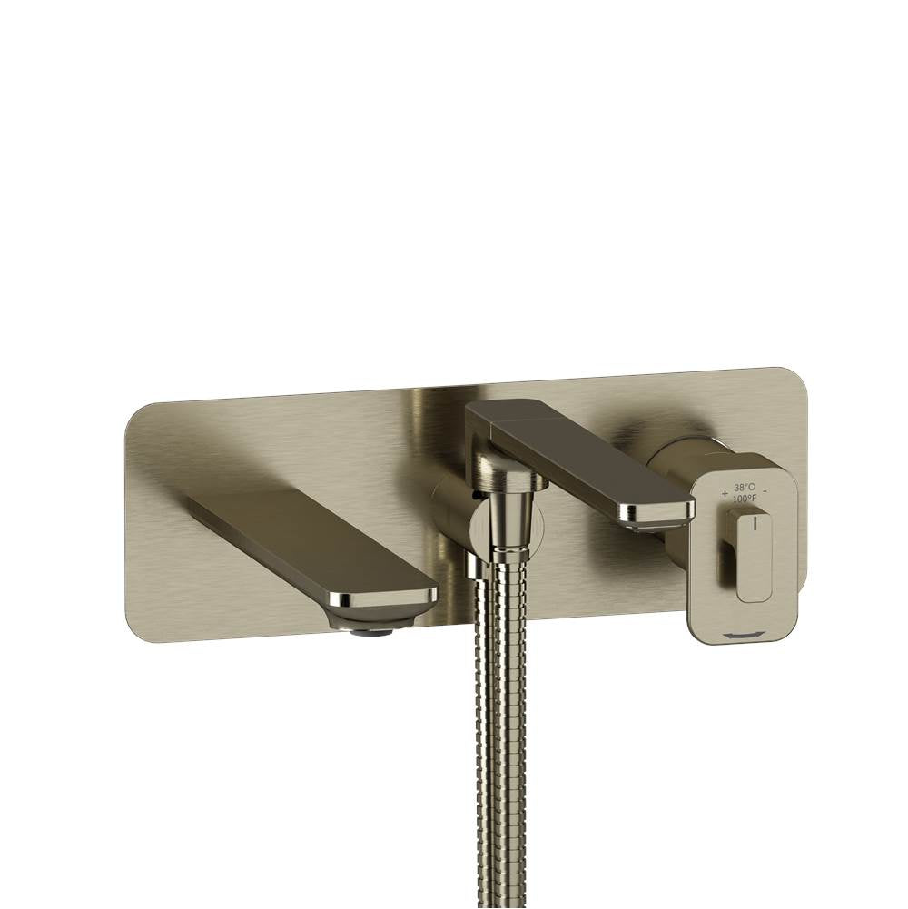 Riobel Equinox Wall-mount Type T/P coaxial tub filler with hand shower