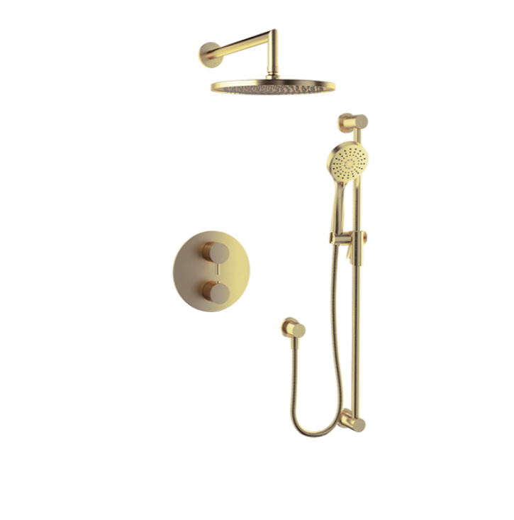 BARIL ZIP COMPLETE THERMOSTATIC PRESSURE BALANCED SHOWER KIT (2-WAY)