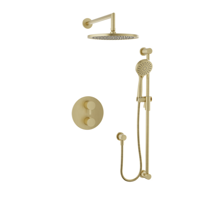 BARIL ZIP COMPLETE THERMOSTATIC PRESSURE BALANCED SHOWER KIT (2-WAY)