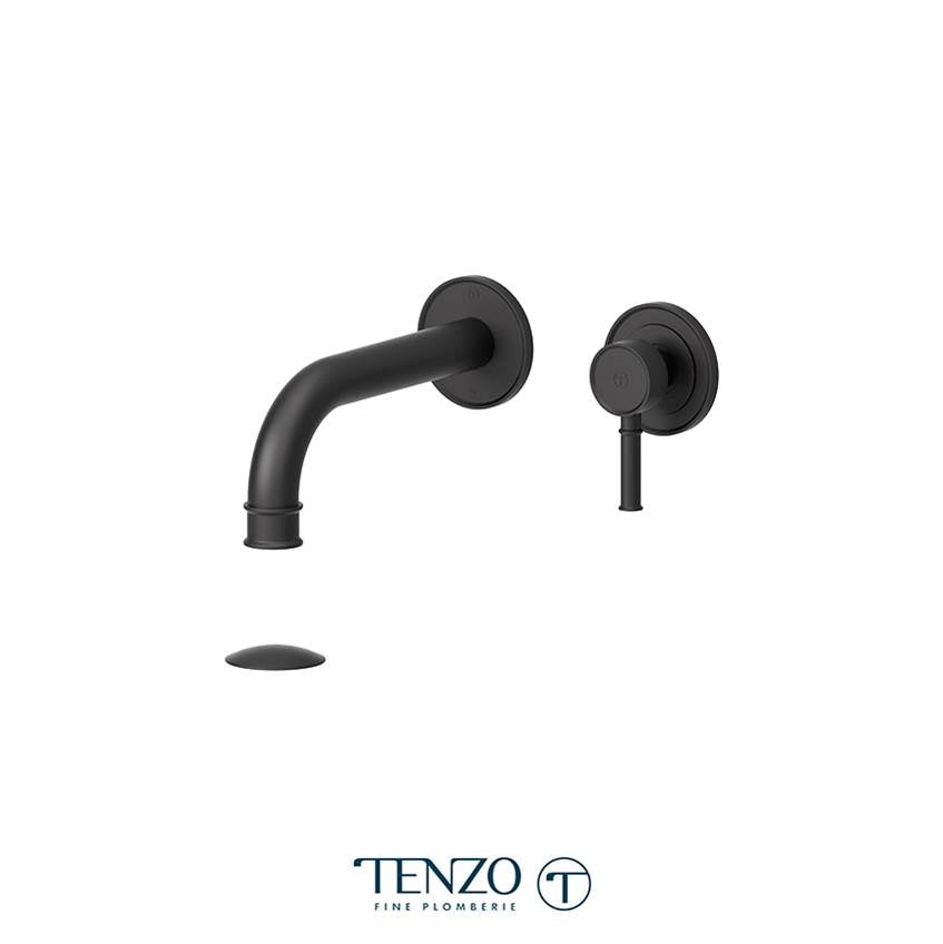 Tenzo Wall Mount Lavatory Faucet Alyss With (Overflow) Drain