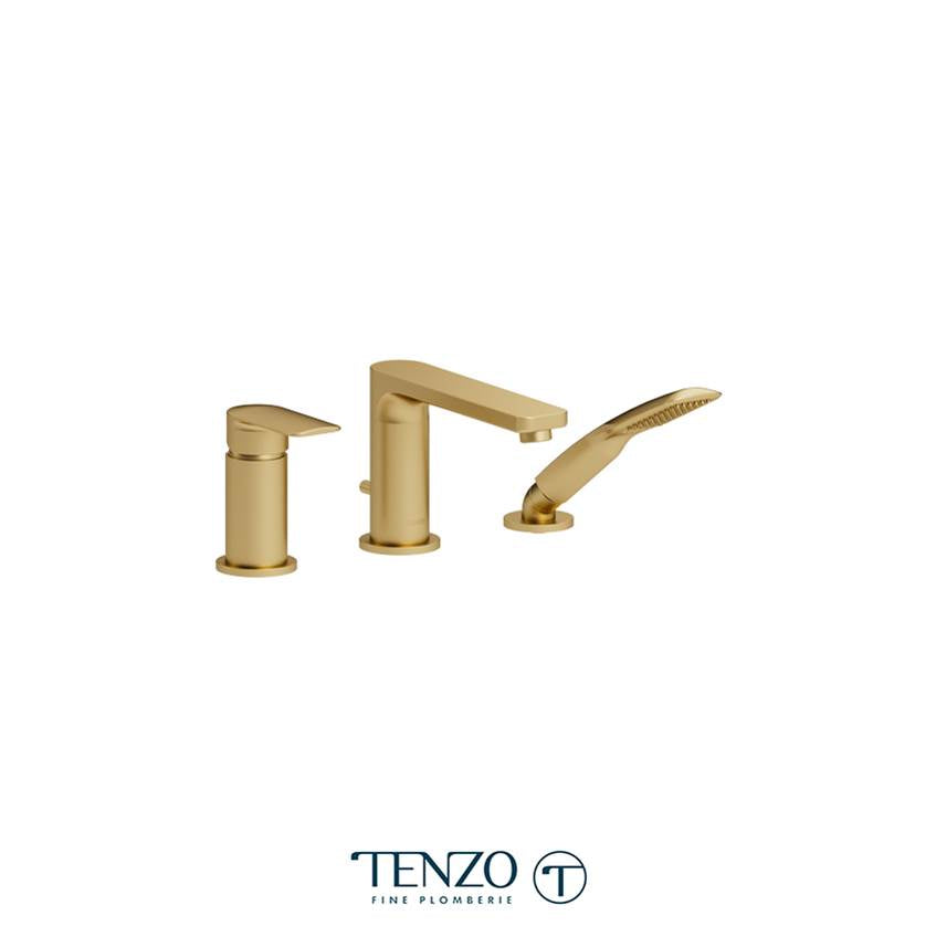 Tenzo Deck Mount 3 Pcs Tub Filler Delano