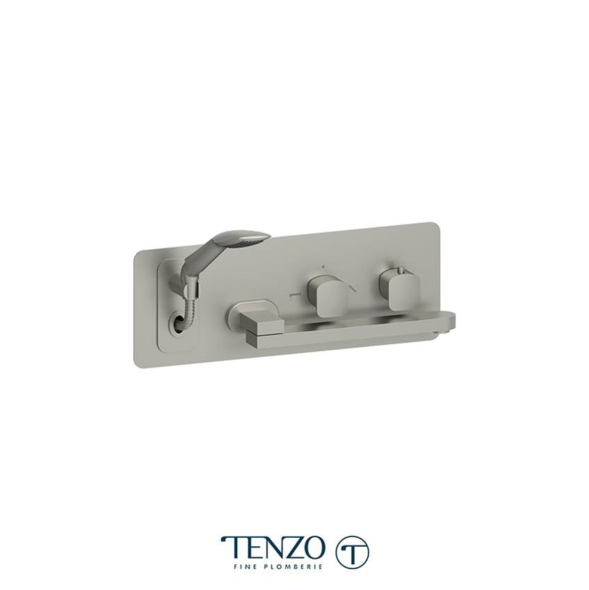 Tenzo Wall Mount Tub Faucet With Swivel Spout Delano