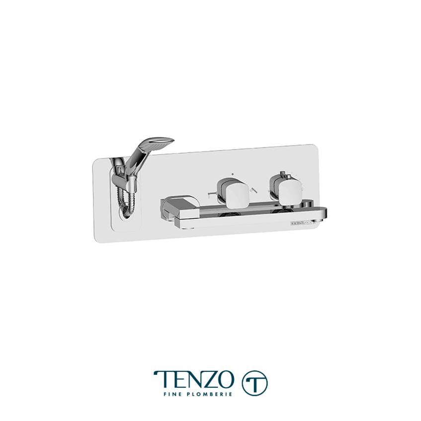 Tenzo Wall Mount Tub Faucet With Swivel Spout Delano