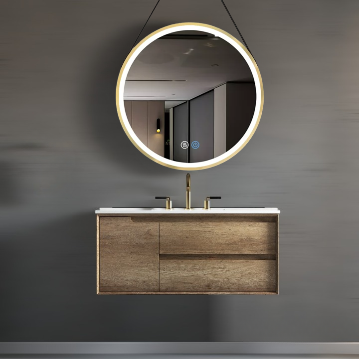 M4 42 In Wall Mount Single Sink Vanity
