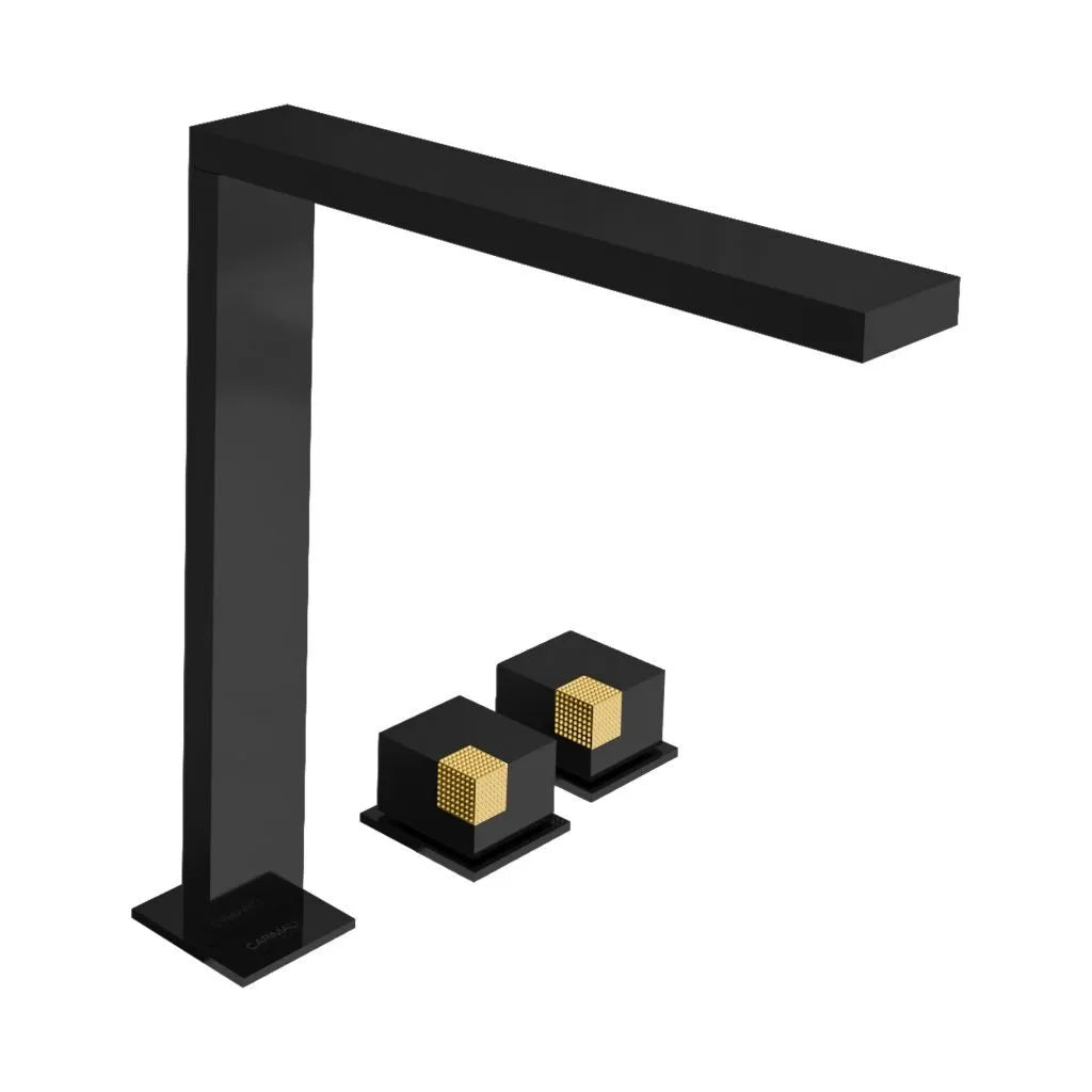 AQUADESIGN OCUBE 3-HOLE HIGH LAV FAUCET