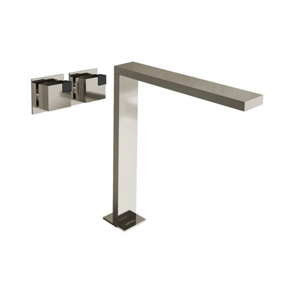 NEW R AQUADESIGN OCUBE WALL-MOUNTED HIGH CONTROLS LAV FAUCET