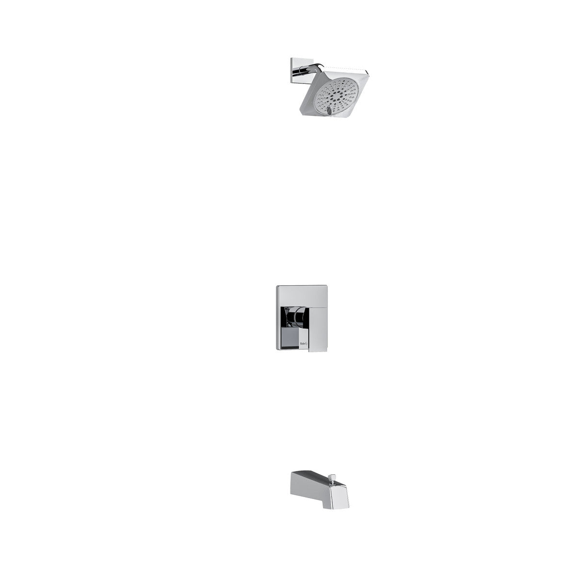 Riobel Kubik Type P tub and shower