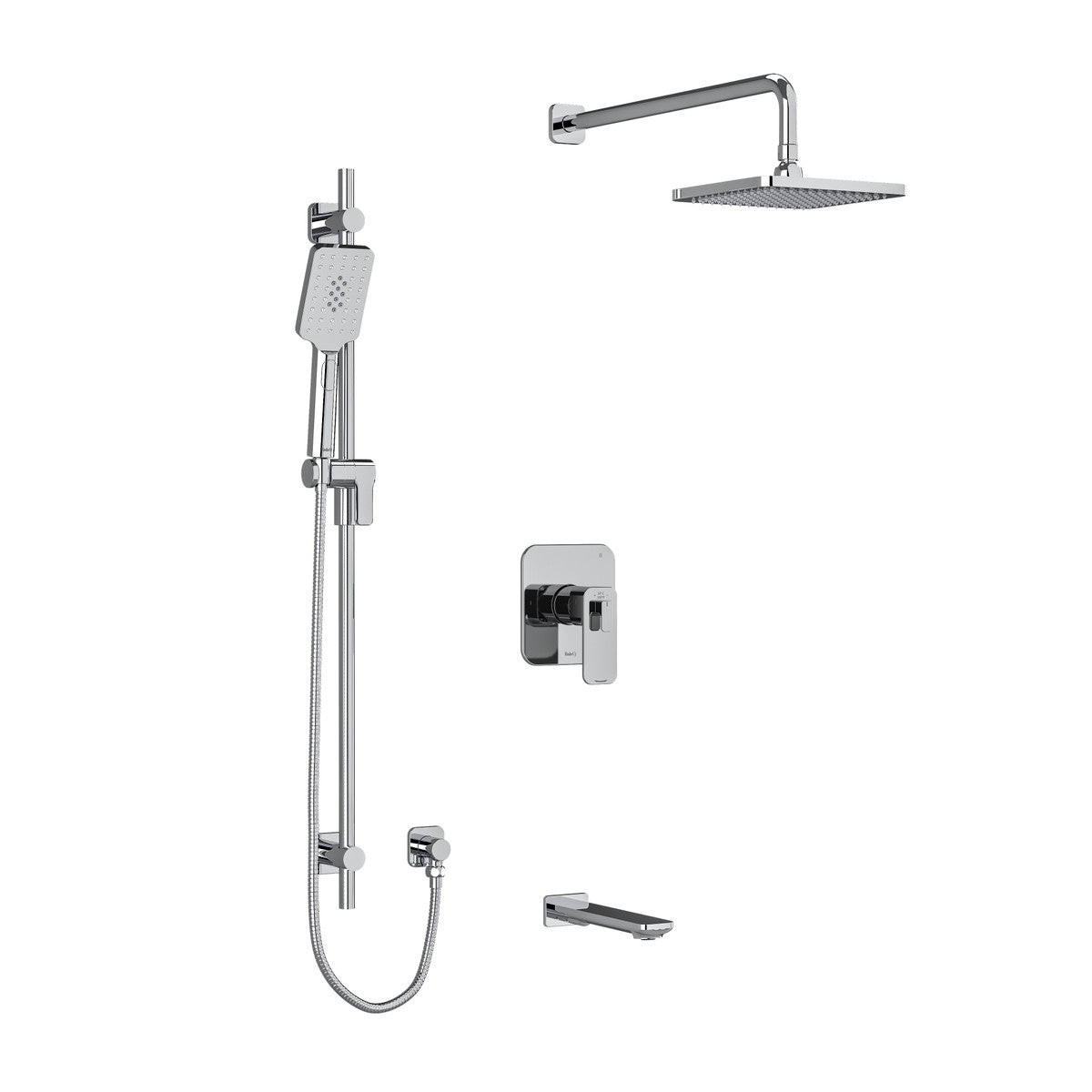 Riobel Equinox Type T/P 0.5 coaxial 3-way Shower System