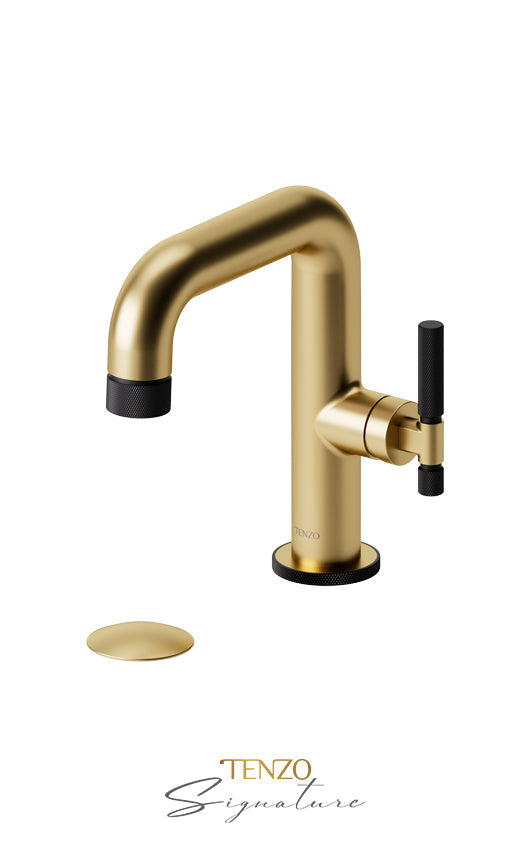 Tenzo BELLACIO Single Hole Lavatory Faucet With Drain