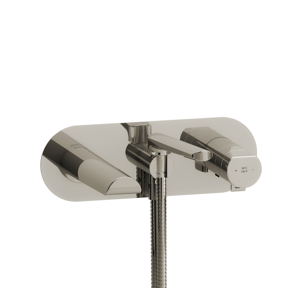 Riobel parabola Wall-mount Type T/P coaxial tub filler with hand shower