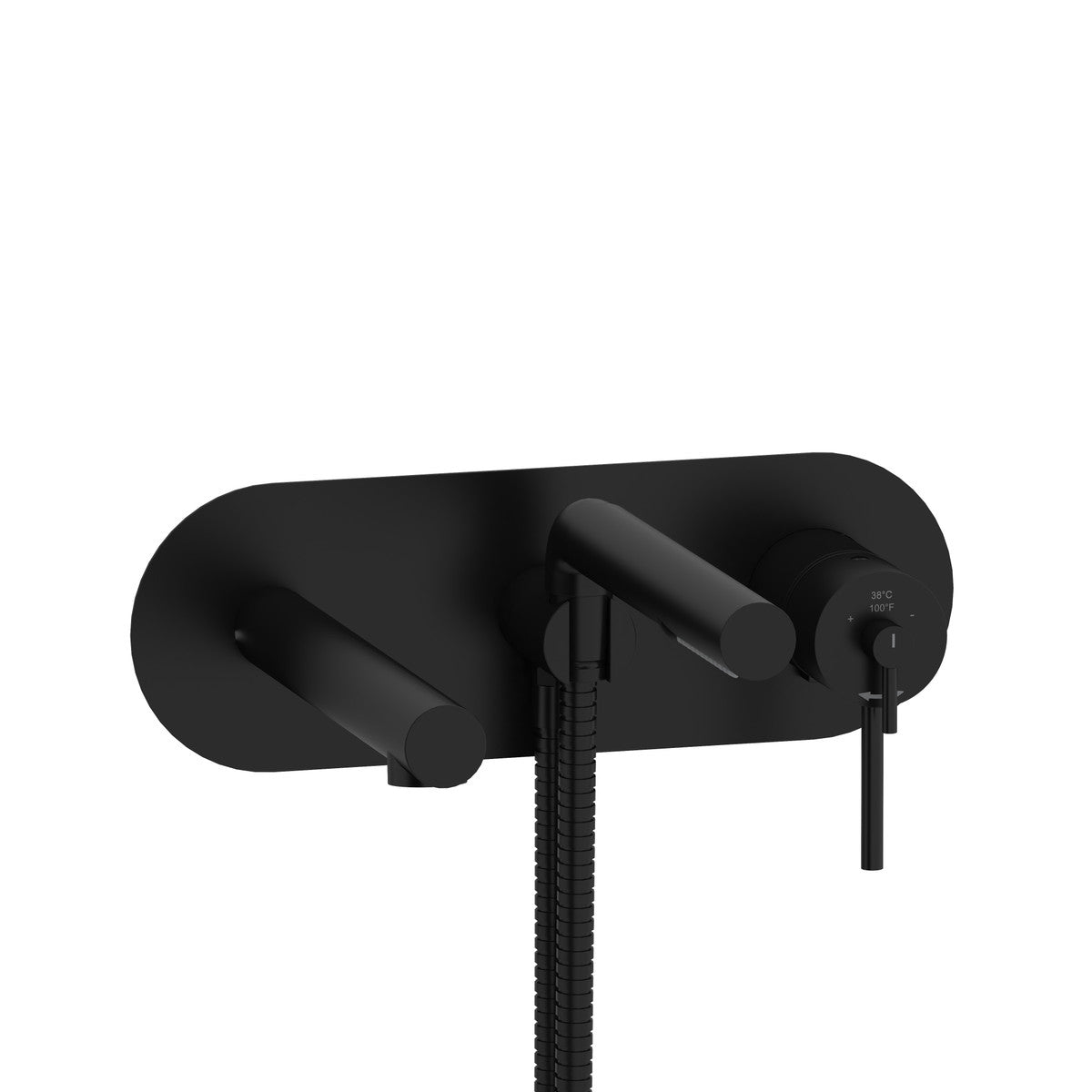Riobel GS Wall-mount Type TP coaxial tub filler with hand shower