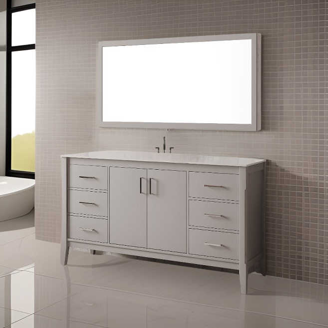 Essence 60 inch  Floor Mount Single Sink Vanity