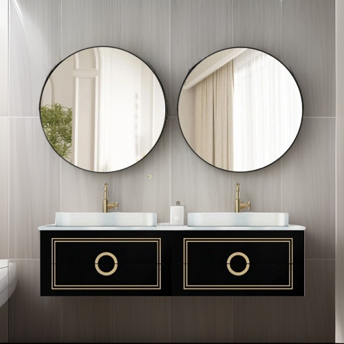 Sarah 72 inch Wall Mount Double Vessel Sink Vanity