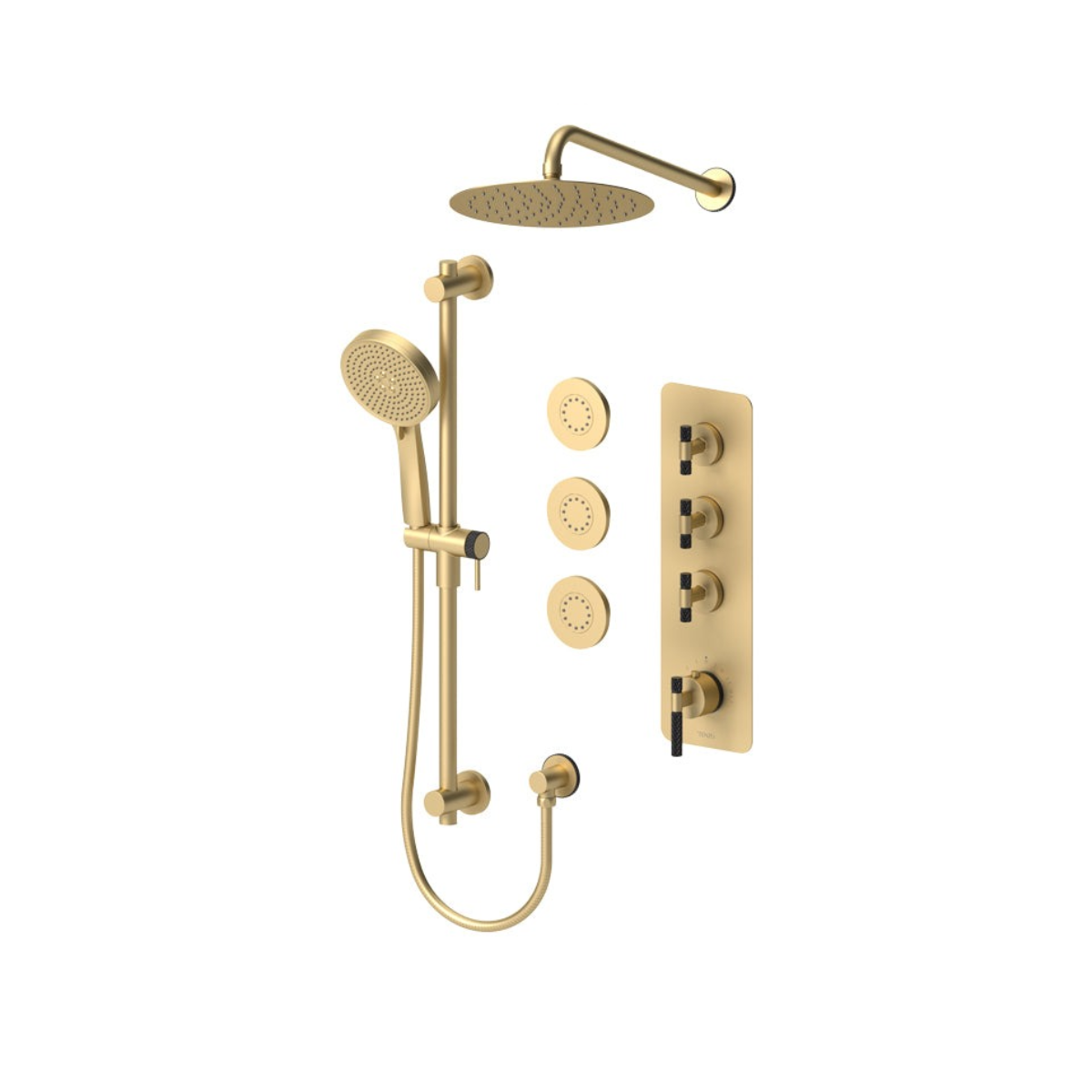 Tenzo BELLACIO-F EXTANZA BET43 T-box 3 Function Shower Kit