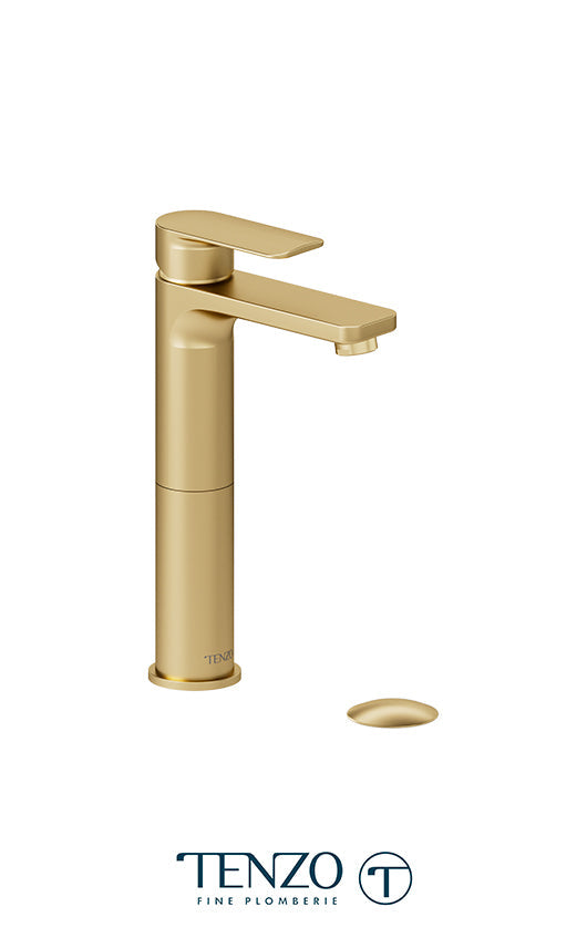 Tenzo Delano Single Hole Tall Lavatory Faucet With (Overflow) Drain
