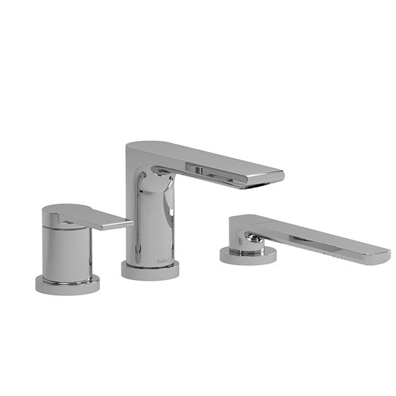 Riobel Fresk 3-piece deck-mount tub filler