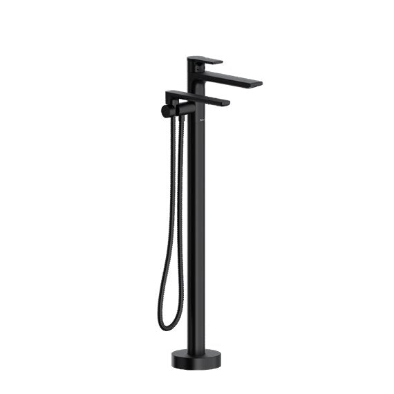 Riobel Fresk 2-way Type T coaxial floor-mount tub filler
