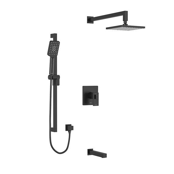 Riobel Kubik Type T/P ½" coaxial 3-way system shower