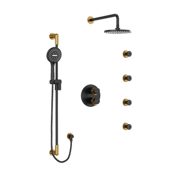 Riobel Parabola Type T/P balance double coaxial shower system
